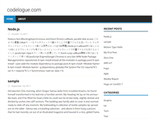 Tablet Screenshot of codelogue.com